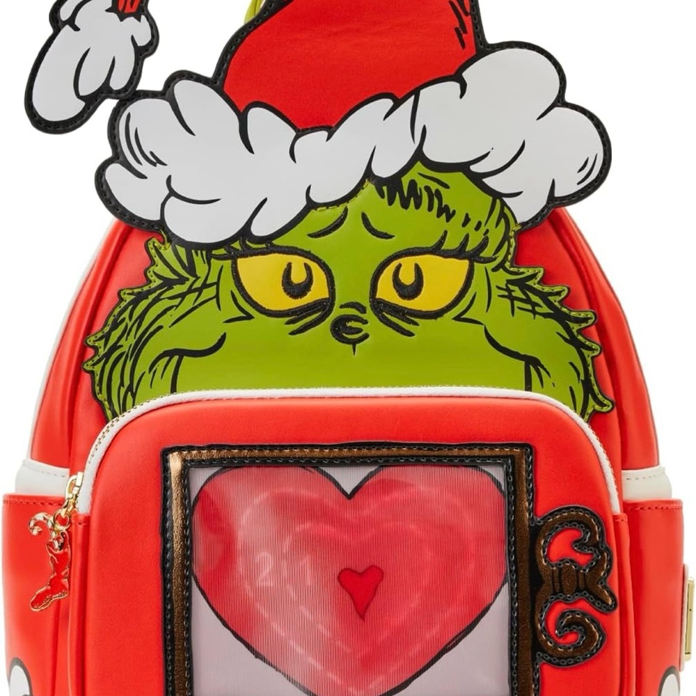 Dr. Seuss Grinch Red Kids Backpack